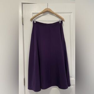 American Apparel Purple A-Line Skirt